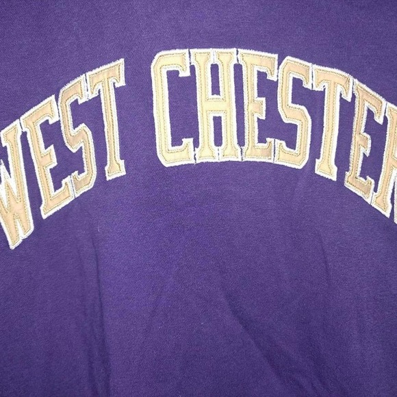 West Chester University Purple Hooded Sweatshirt Size Small - Picture 4 of 7